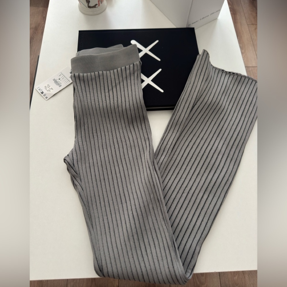 Zara Flared Rib Pants